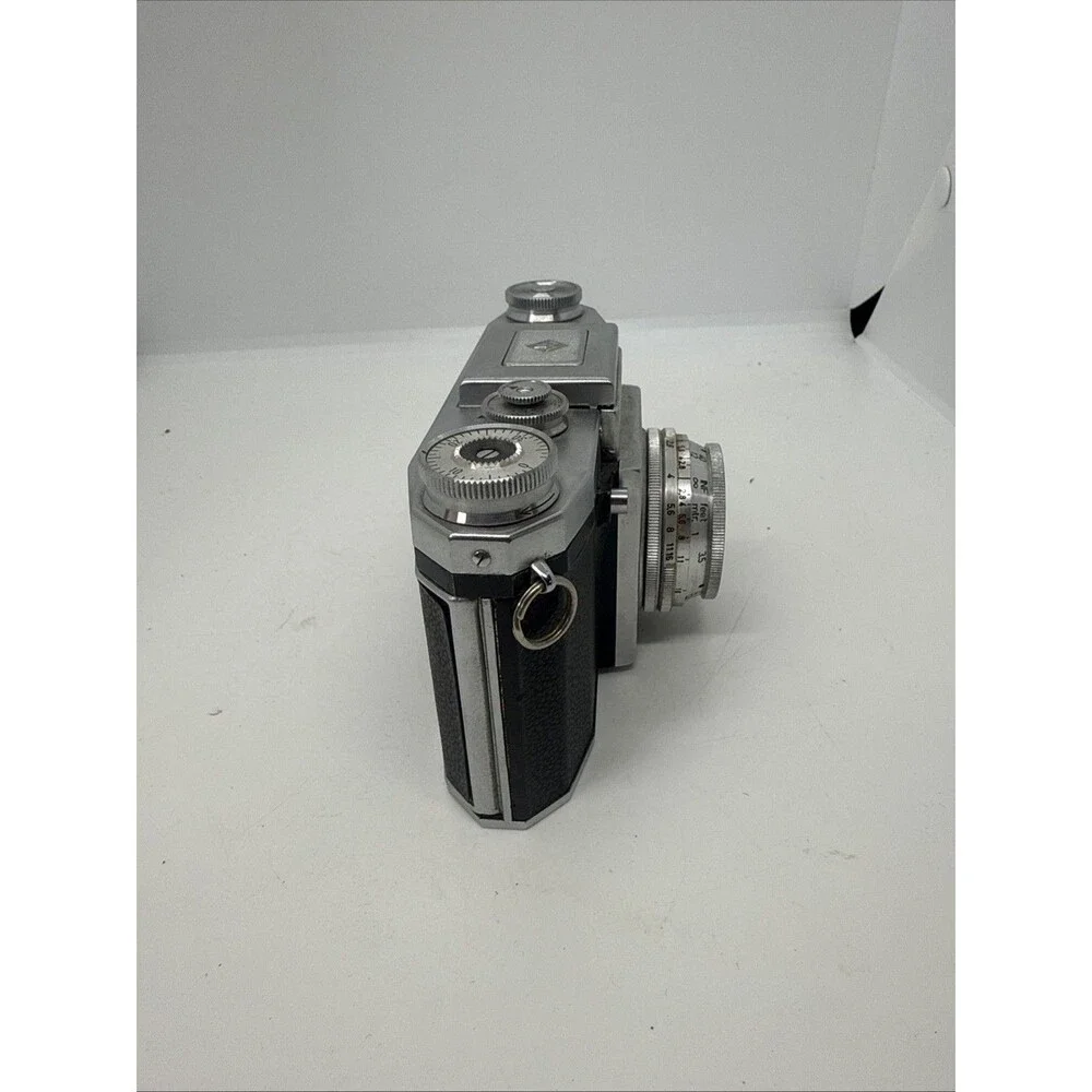 Praktica FX 35mm SLR Camera W/ Carl Zeiss Tessar 50mm f/2.8 Lens (Untested)